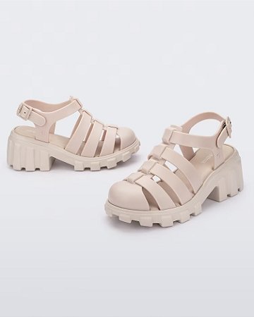 Mini Melissa Sandalia Megan Infantil com Salto -Off REF33981