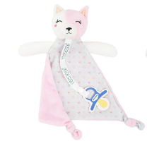 Naninha com Prendedor de Chupeta Pimpolho -Bichinhos +2m - Feminino - Pimpolho