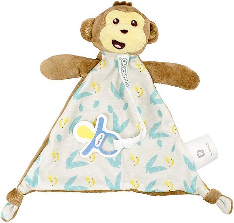 Naninha com Prendedor de Chupeta Pimpolho -Bichinhos +2m - Bichinhos Diversos