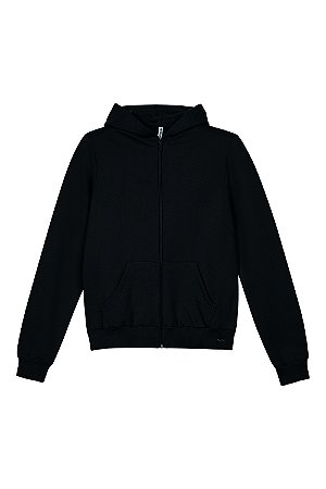 Jaqueta Moletom Flanelada - Adulto Feminina - Com Capuz - Marialícia - Ref 52232