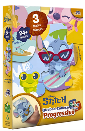 Quebra-Cabeça - Disney Princesa - Stitch - Marvel Spider Mam