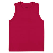 Camiseta Regata Básica Vermelha - Ref 51002 - Elian