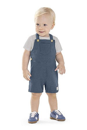 Conjunto Infantil Masculino Camiseta Com Jardineira Bebê - Ref. 70184 - Colorittá