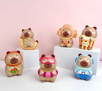 Squishy - Brinquedo - Squishy - Capivara, Pu - Anti-stress - Infantil
