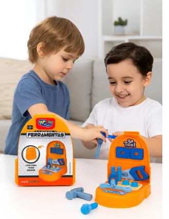 Kit De Ferramentas - Infantil Maleta Portátil - Com Acessórios - Will Kids