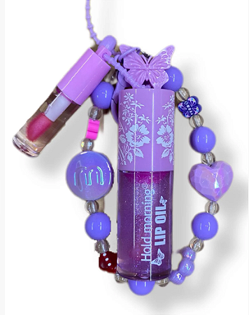 Gloss e Brilho Labial - Chaveiro e Pulseira MinMin - Hold Morning