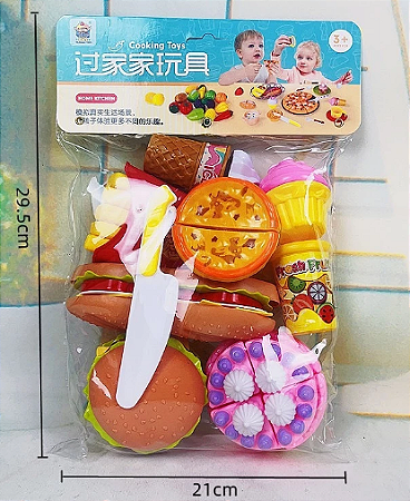 Brinquedo infantil - de mini kitchen kit de cozinha- doce,frutas,fast food