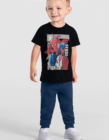 Brandili - Camiseta Infantil Menino Herois Avengers