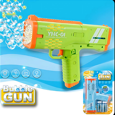 Pistola de Burbuja - Bubble Gun YHC-01 - Com Led