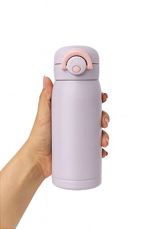 Garrafa Termica Infantil - Com Canudo - Lisa
