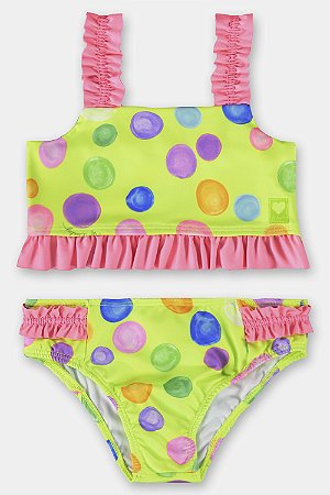 Biquini Em Malha Sublimada UV 50+ Colorido Estampado - Ref 45684 - Up Baby