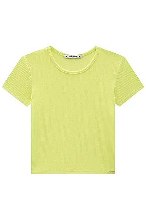 Blusa Boxy em Canelado - Ref 82699 - Lilimoon