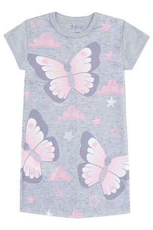 Vestido Manga Curta Bebe Infanti Ref 47459