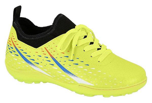 Chuteira Cravo Pequeno Amarelo Neon Molekinho - Ref 2819.107