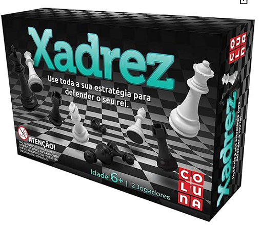 Jogo De Tabuleiro Xadrez- Coluna Multicor