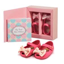 Mini Melissa Sandália First Menina Rosa - Ref 31525