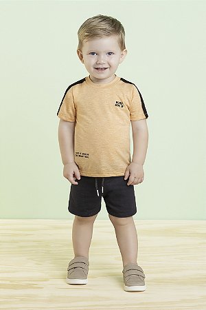 Conjunto Masculino Infantil Camiseta e Short Colorittá - Ref 70081