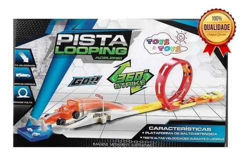 Jogo De Pista De Carrinho Speedstar Pit Stop Com Looping - Polibrinq -  Pistas de Brinquedo - Magazine Luiza
