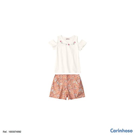 Conjunto Feminino Carinhoso Ref 74092