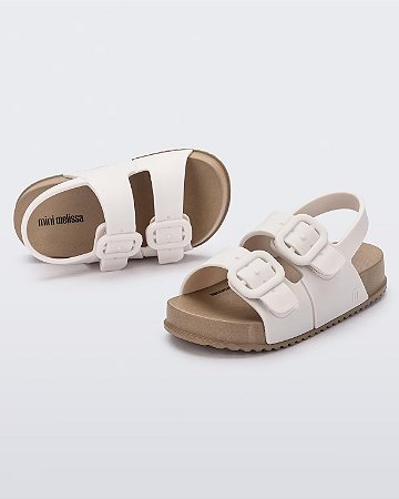 Mini Melissa Cozy Slide Baby - Branco REF35686