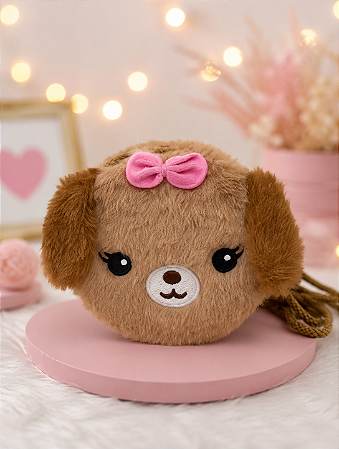 Bolsa Infantil de Pelúcia – Fofura e Praticidade