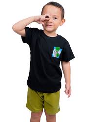 Conjunto Masculino Camiseta Dinossauro Preta e Bermuda Moletinho Verde Musgo - Marca do Robo