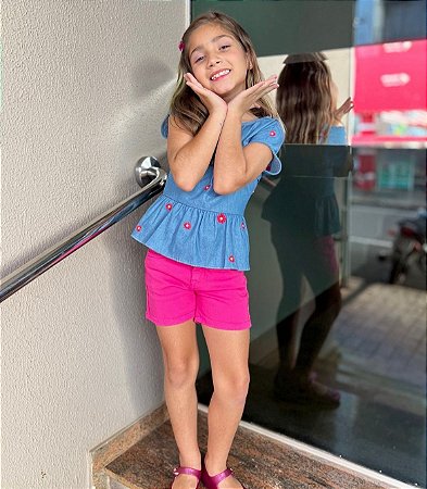 Blusa Feminina Infantil Canelada - Cores - Estampa Jesus