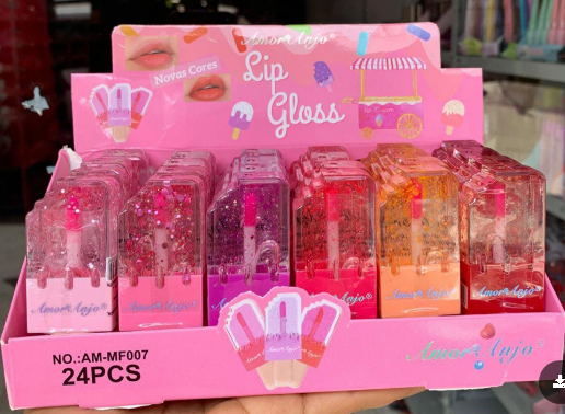 Lip Gloss - New Love - Cores da Vida - Amor Anjo