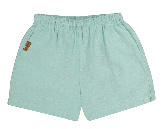 Short Bermuda Boxer Essencial - Infantil Menino - VERDE MAR - OGOCHI