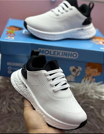 Tênis Esportivo Molekinho Infantil Masculino - Ref 2866.101 Np Rustico