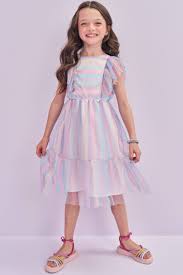Vestido em Tule Sublimado - Ref 77401 - Kukiê