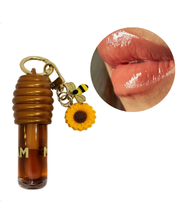 Lip Oil - Honey Mel Gloss Hidratante Mel - Com Pingente De Abelhinha
