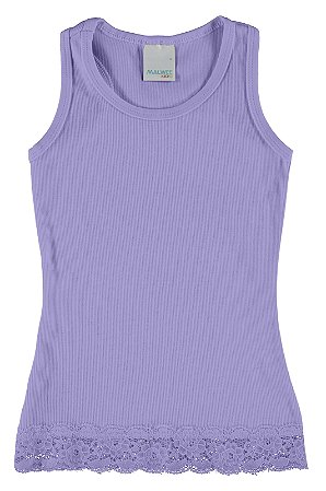 Blusa Feminina Canelada Lilas Malwee Kids Ref40357