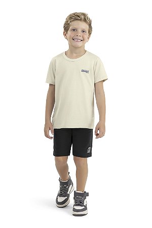 Conjunto Masculino Infantil Manga Curta Estampa New Update - Ref 241305 -Elian