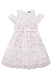 Vestido Em Fly Tech e Tule Poá - Ref 78497 - Kukie