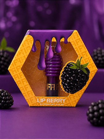 Gloss de Frutas com Chaveiro - Hidratante Labial Brilhante Fofo e Portátil - Com Chaveiro