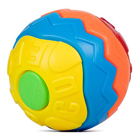 Brinquedo Bebê Bola de Montar Pimpolho +12m