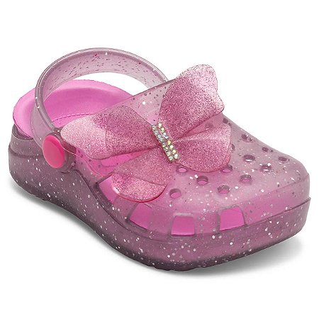 Sandália Babuche Infantil Glitter Pimpolho-Pink REF28755