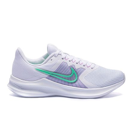 Tênis Nike Downshifter 11 Branco/Lilás Feminino - Tontri Esportes