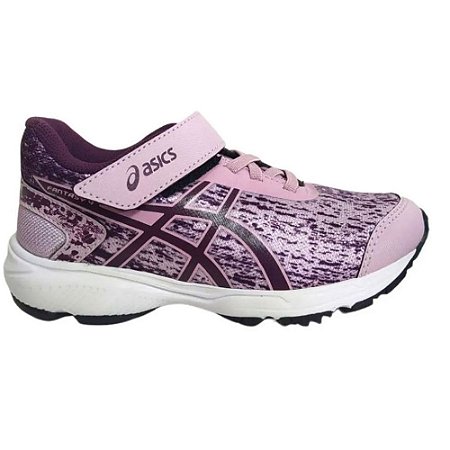 Tênis Asics Infantil Fantasy 4 Ps Rosa/Roxo Feminino