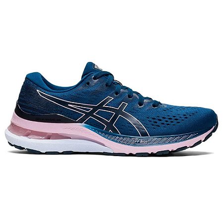 Tênis Asics Gel Kayano 28 Azul/Rosa Feminino
