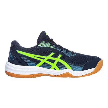 Tênis Asics Upcourt 5 Azul/Verde Masculino