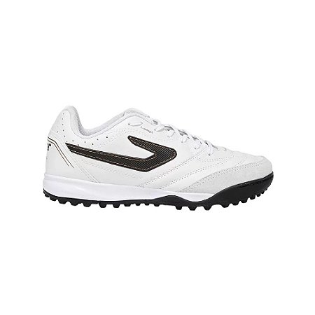 Chuteira Topper Maestro Pro IV Branco/Preto/Dourado Masculino