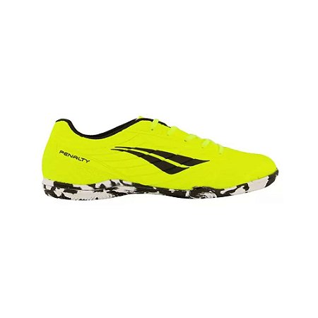 Chuteira Penalty Matis Kids Amarelo/Prata Infantil