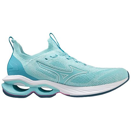Tênis Mizuno Wave Creation 24 Knit Azul Feminino