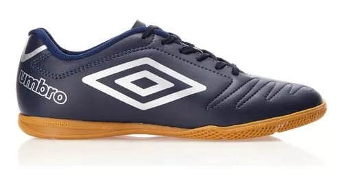 Chuteira Umbro Futsal Class Navy Marinho/Branco