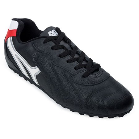 Chuteira Mathaus Veneza Especial Preto/Branco Masculino
