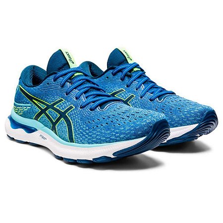 Tênis Asics Gel Nimbus 24 Azul/Branco Masculino