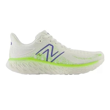 Tênis New Balance 1080 V12 Branco/Verde Masculino