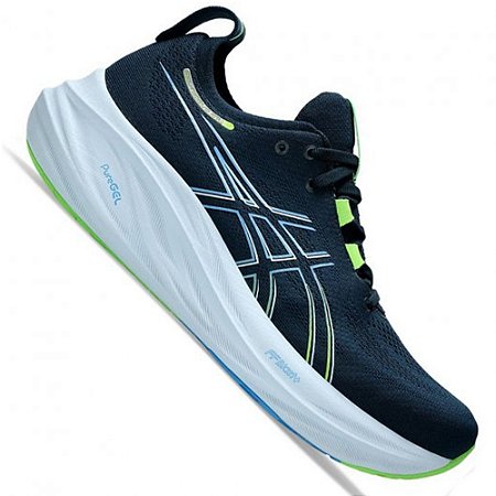 Tênis Asics Gel Nimbus 26 French Blue/Electric Lime Masculino